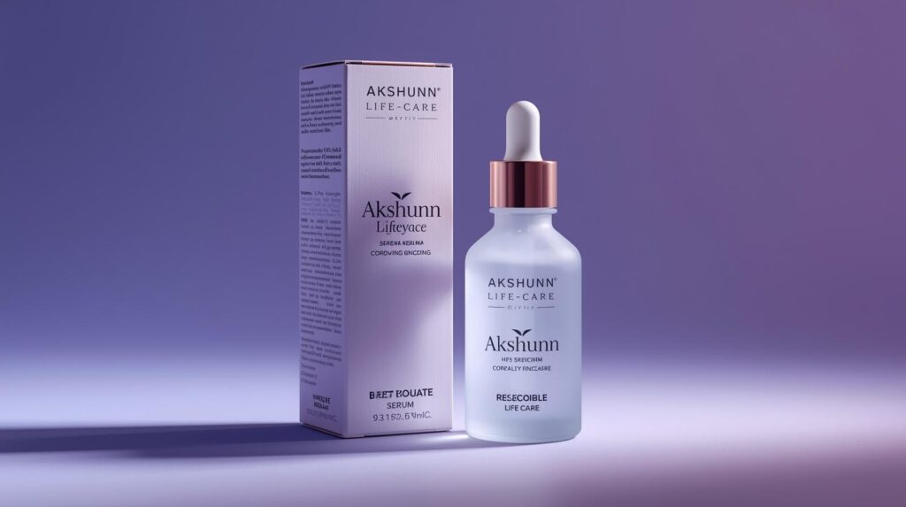 make a unique serum image with their unique packing for akshunn life care insize 400x400 pixel (3)