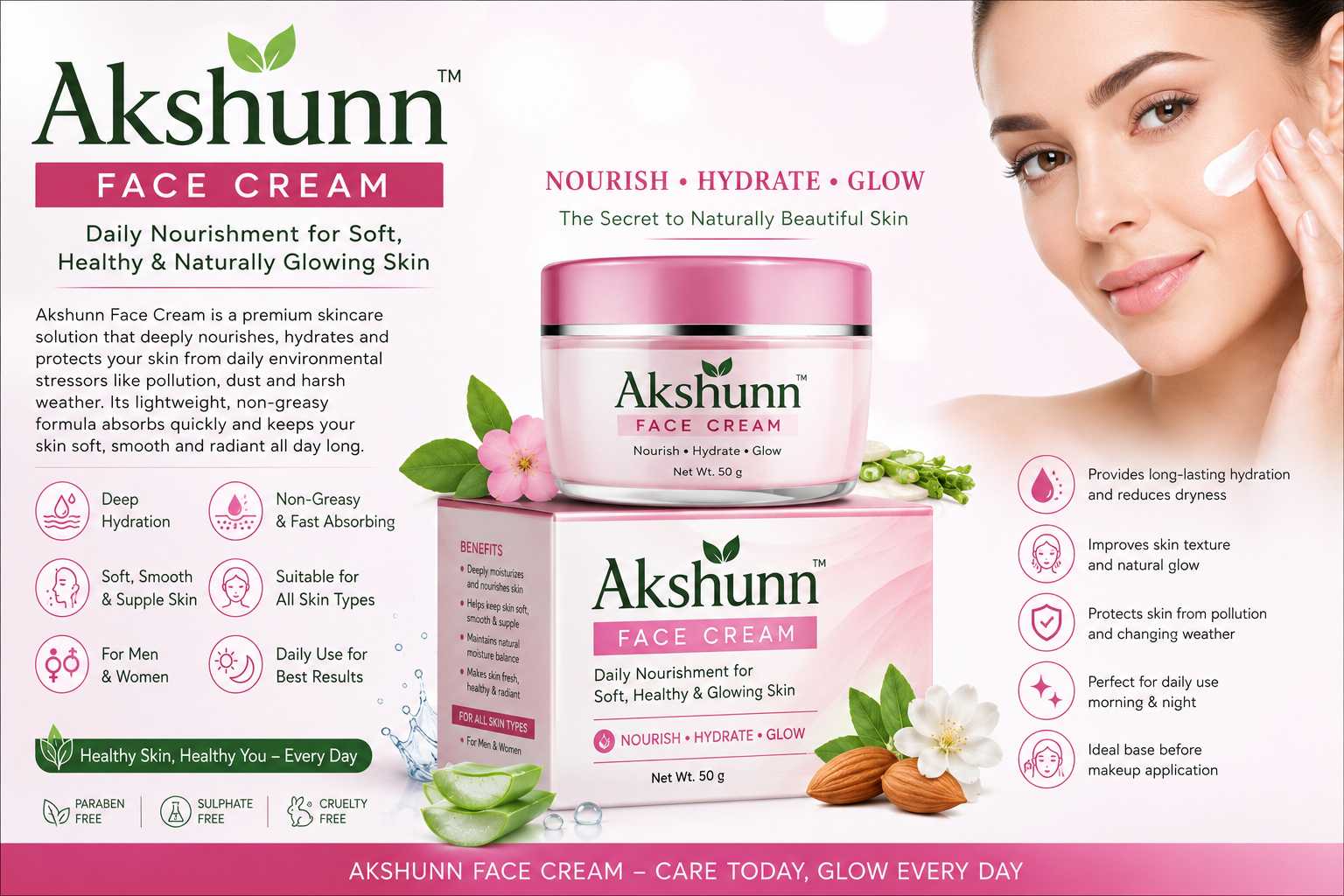 Akshunn Face Cream for healthy and glowing skin