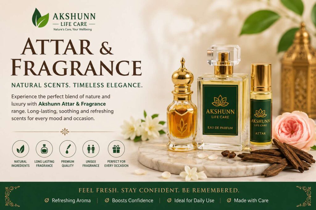 Attar & Fragrance by Akshunn Life Care – Premium Long-Lasting Natural Aroma